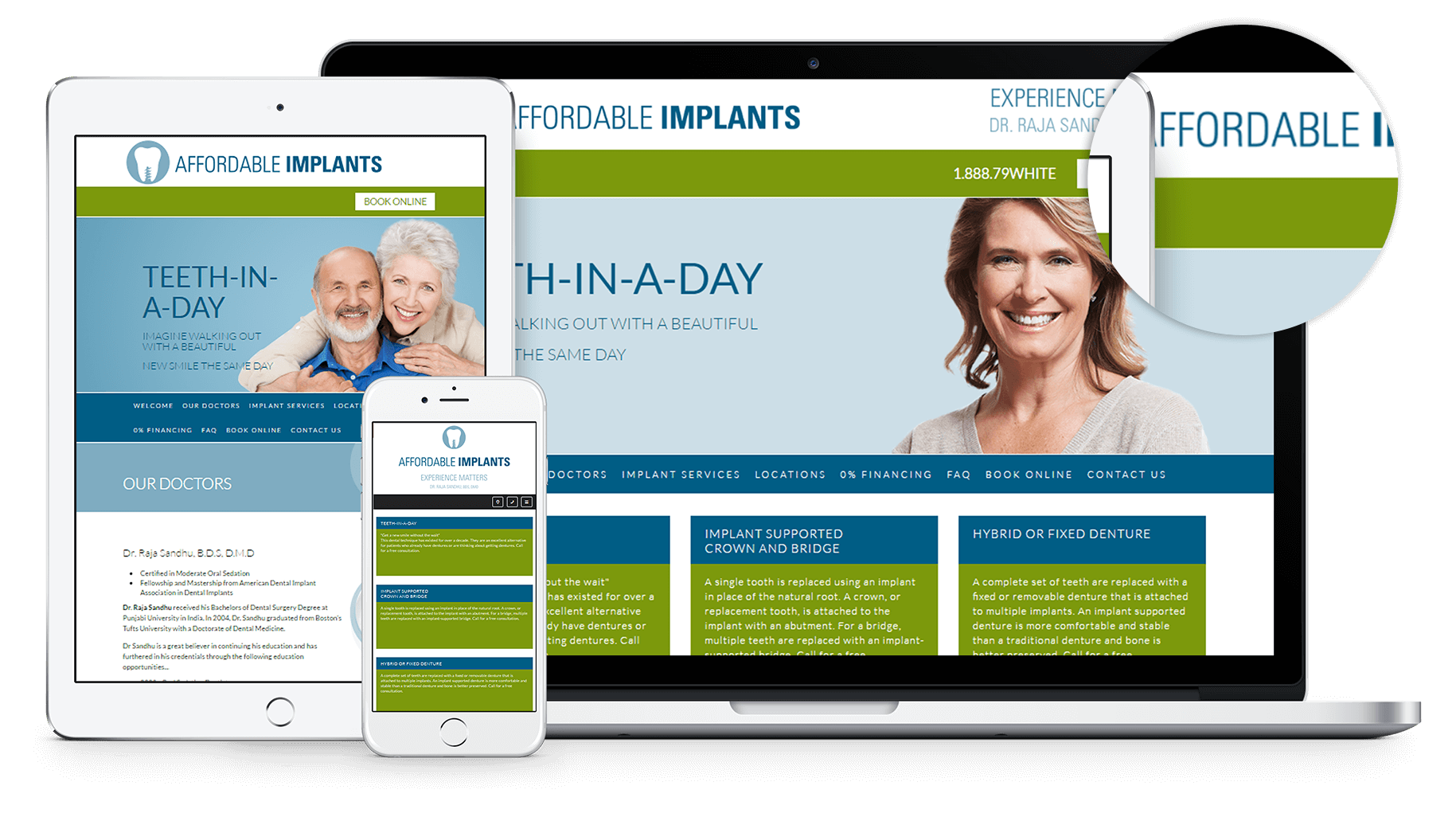 New Website for Affordable Implants Launched! Affordable Implants website was developed to provide patients with information on where to go in order