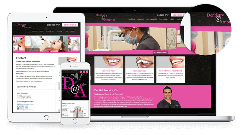 New Website for Dentistry at Arnprior