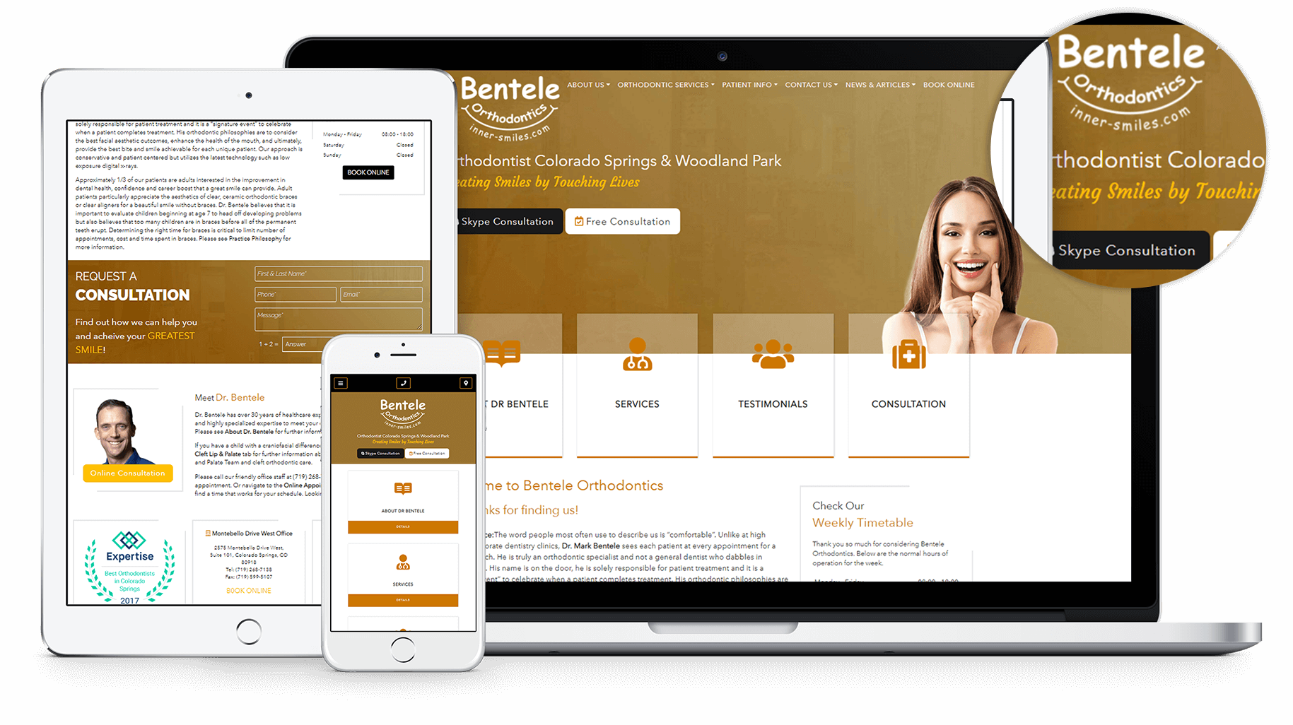 MarketDental is privileged to have been chosen to revamp the digital face for Dr. Bentele and the Bentele Orthodontics clinic.
