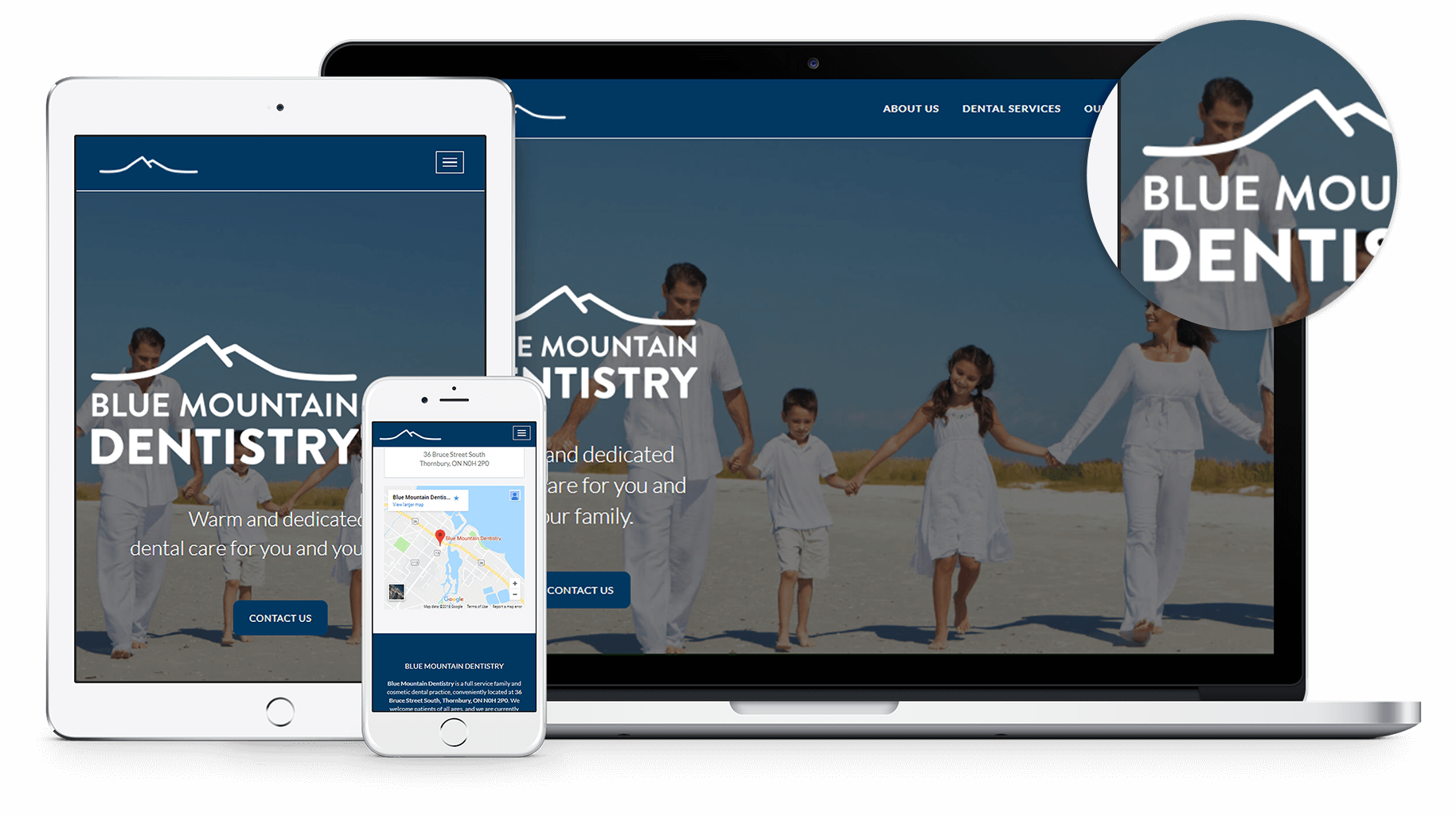 We are happy to announce the launch of a new website for Blue Mountain Dentistry! Patients can Book Online appointments