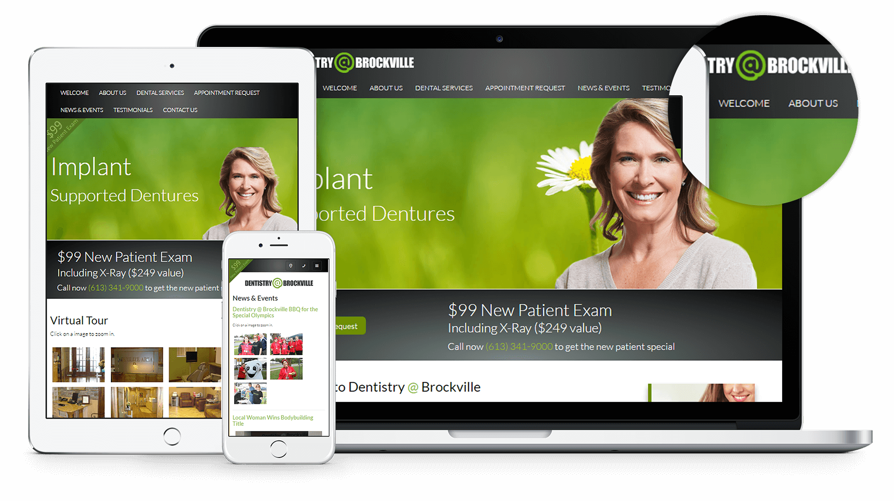 We are pleased to announce the launch of a new website for Dentistry at Brockville. Dentistry @ Brockville is a convenient family friendly dentist clinic