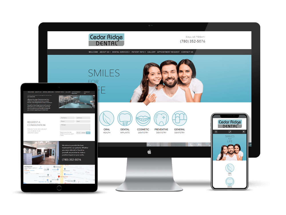 Cedar Ridge Dental, located in Wetaskiwin, is pleased to offer a caring, friendly, dedicated staff of professionals with extensive dental training and experience