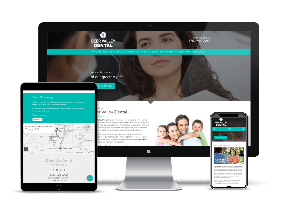 Custom dental websites, dental marketing, and SEO for dentists and dental professionals. Does your dental office need a new website? We'd love to help!