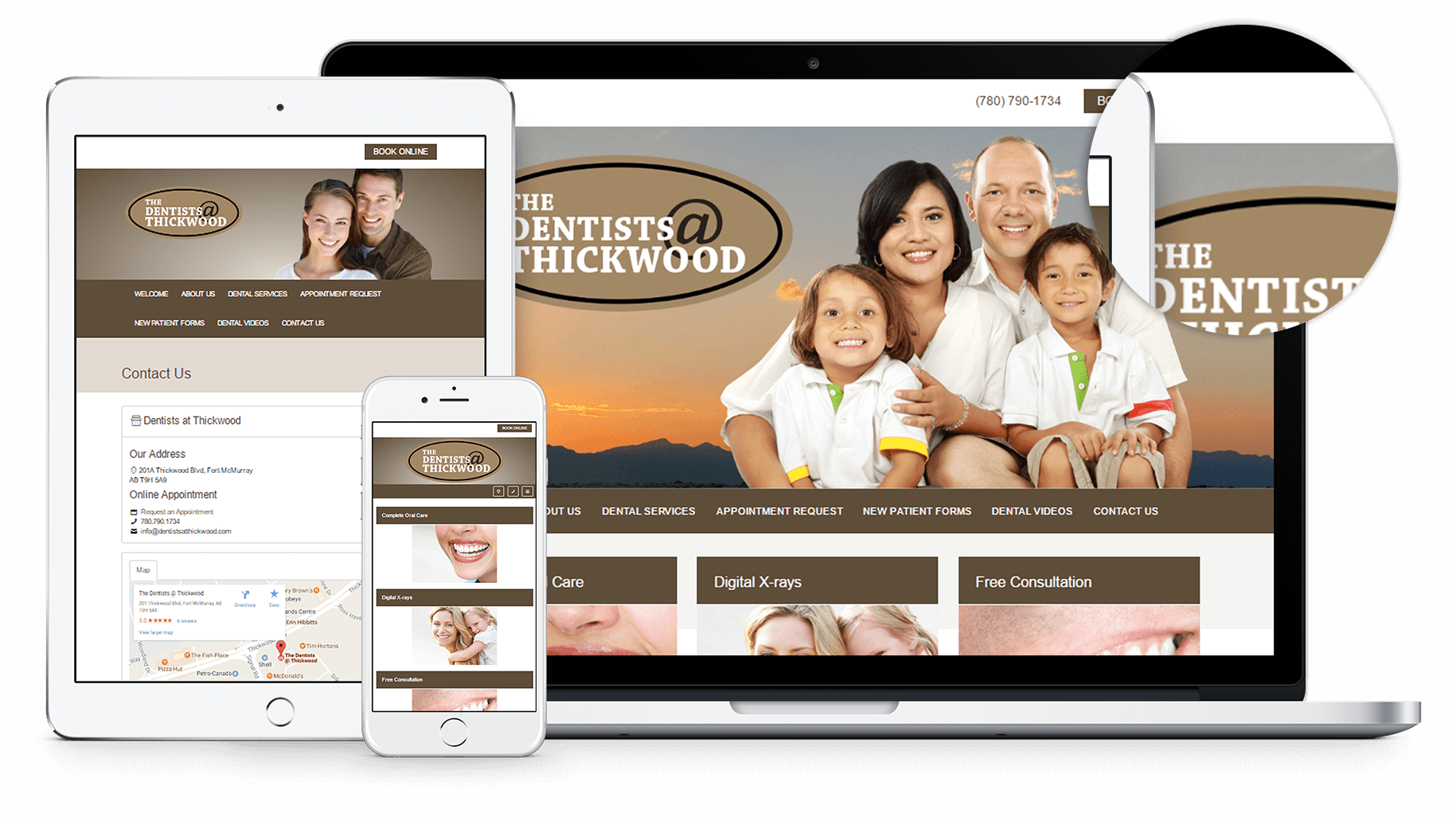 New Website for Dentists at Thickwood