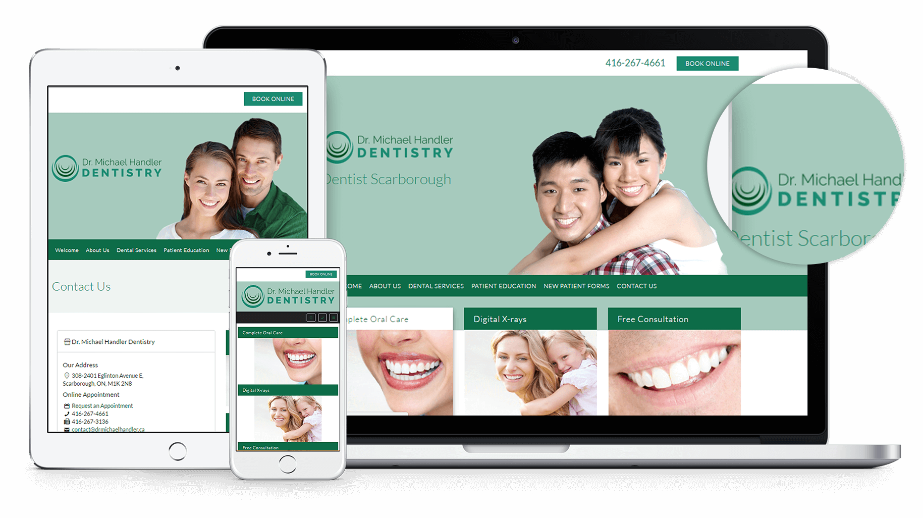 New Website for Dr Michael Handler Dentistry. Dr. Michael Handler & Dr. Barry Hanser are known for using a unique approach in treating each patient