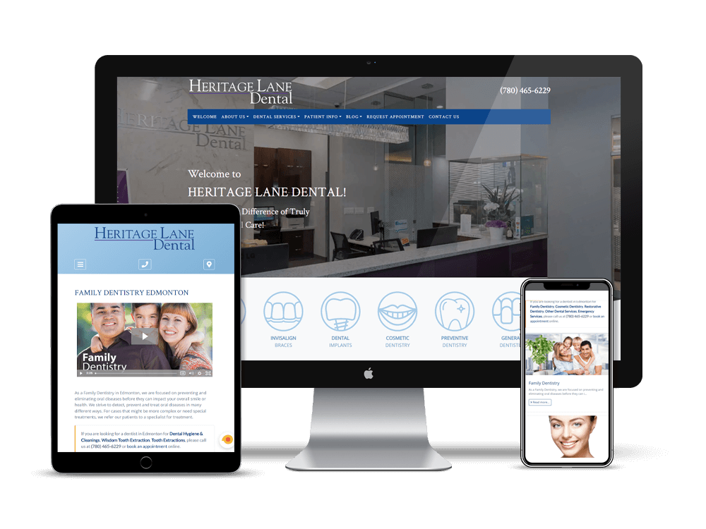 We are excited to show you our latest website we built for Heritage Lane Dental