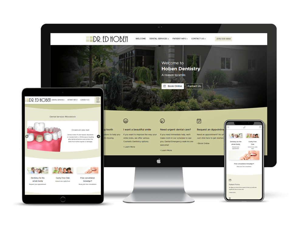 Dr. Ed Hoben Dentistry is a dental practice located in Woodstock, ON, and features a dental team to fit your general dentistry needs in a modern environment!