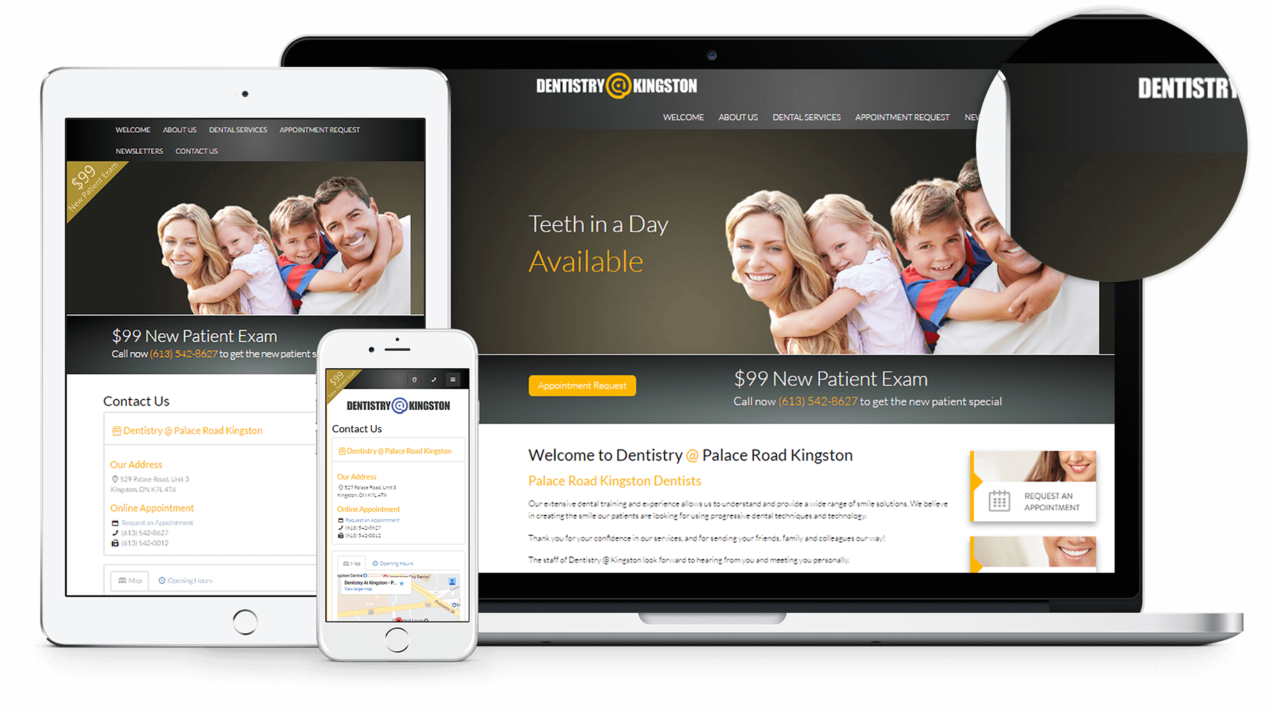 We are pleased to announce the launch of a new website for Dentistry at Kingston. Dentistry @ Palace Road Kingston is a convenient family friendly dentist