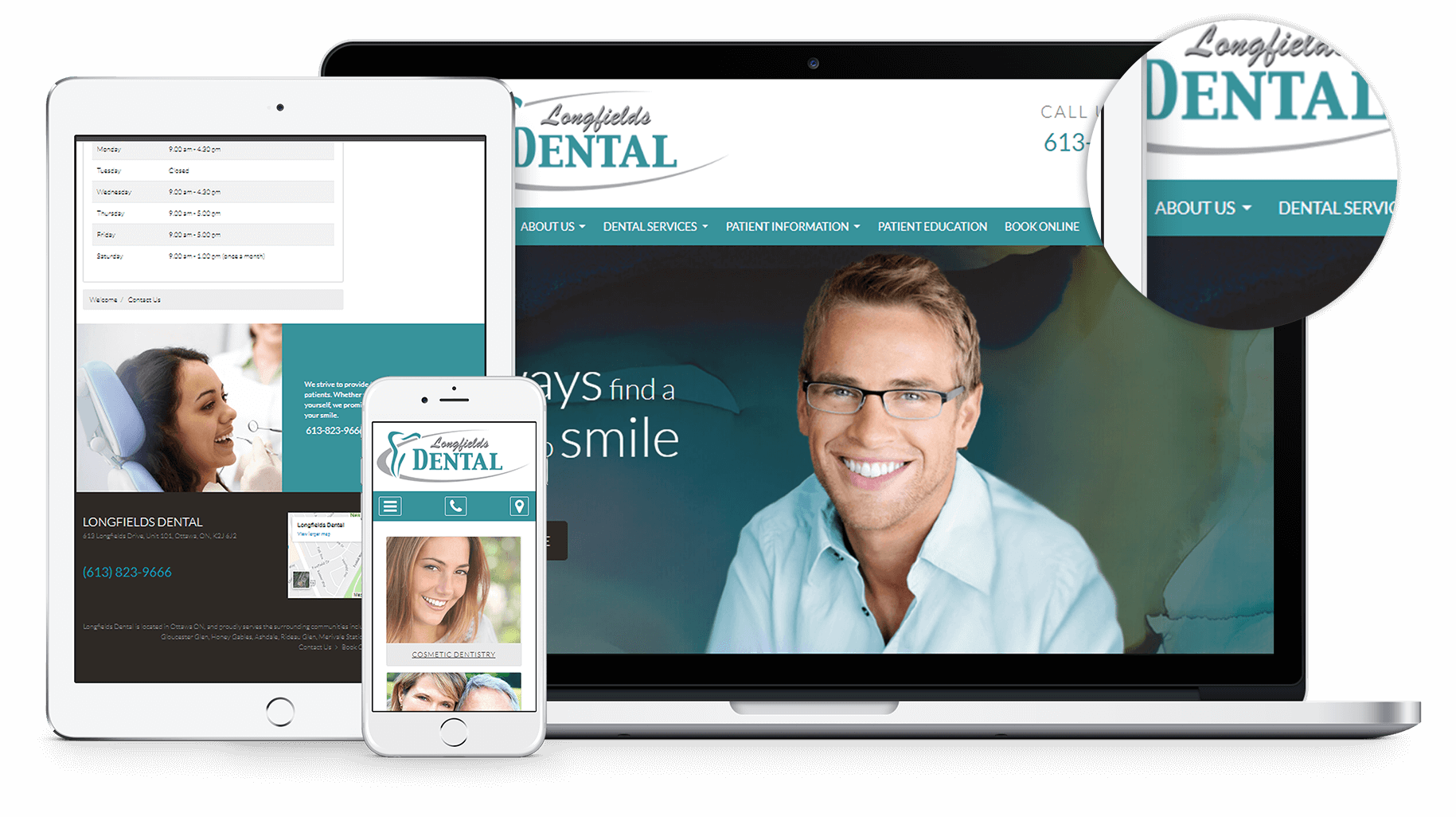 We are pleased to announce the brand new website for Longfields Dental. The brand new website is built on a very user-friendly platform