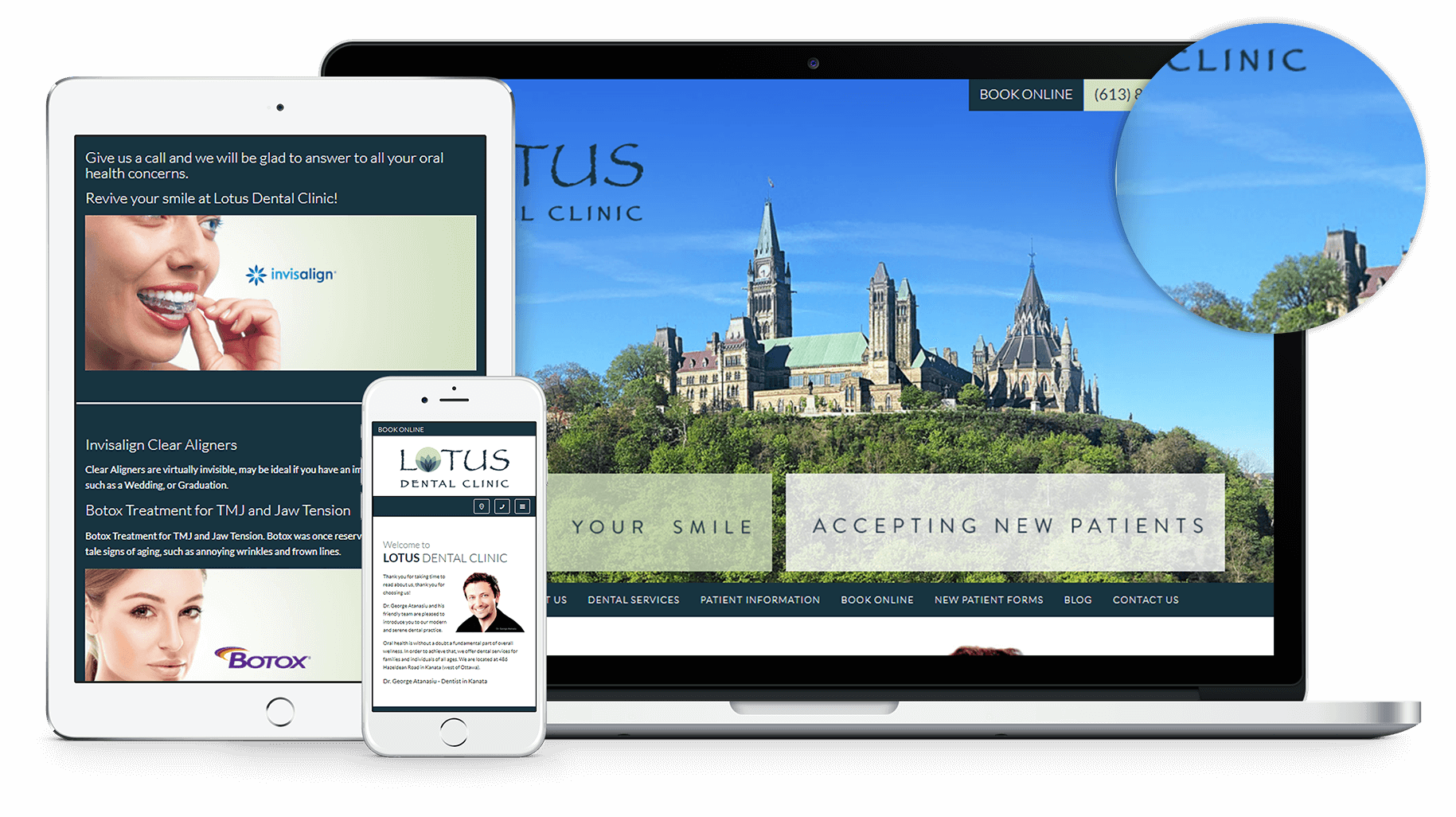 We have just launched a brand new dental website for our client in Kanata Ontario. The website comes with some very interesting features