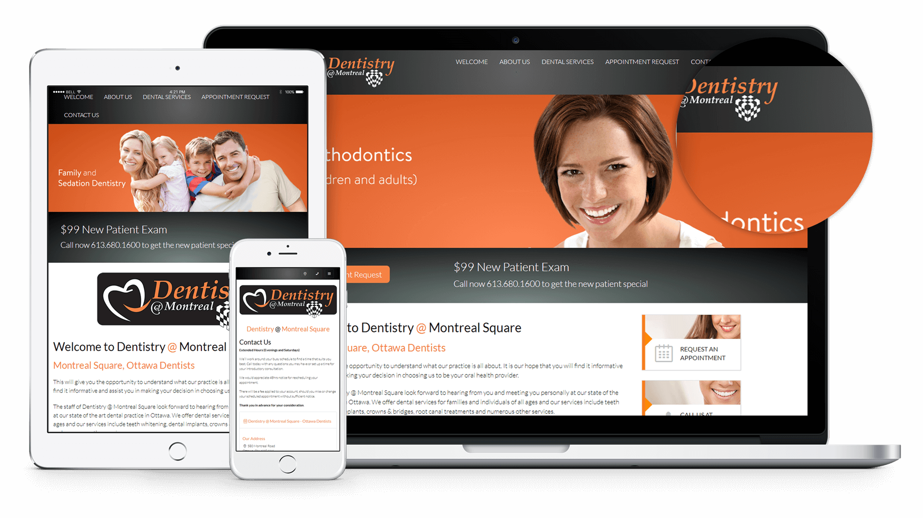 New Website for Dentistry at Montreal Square