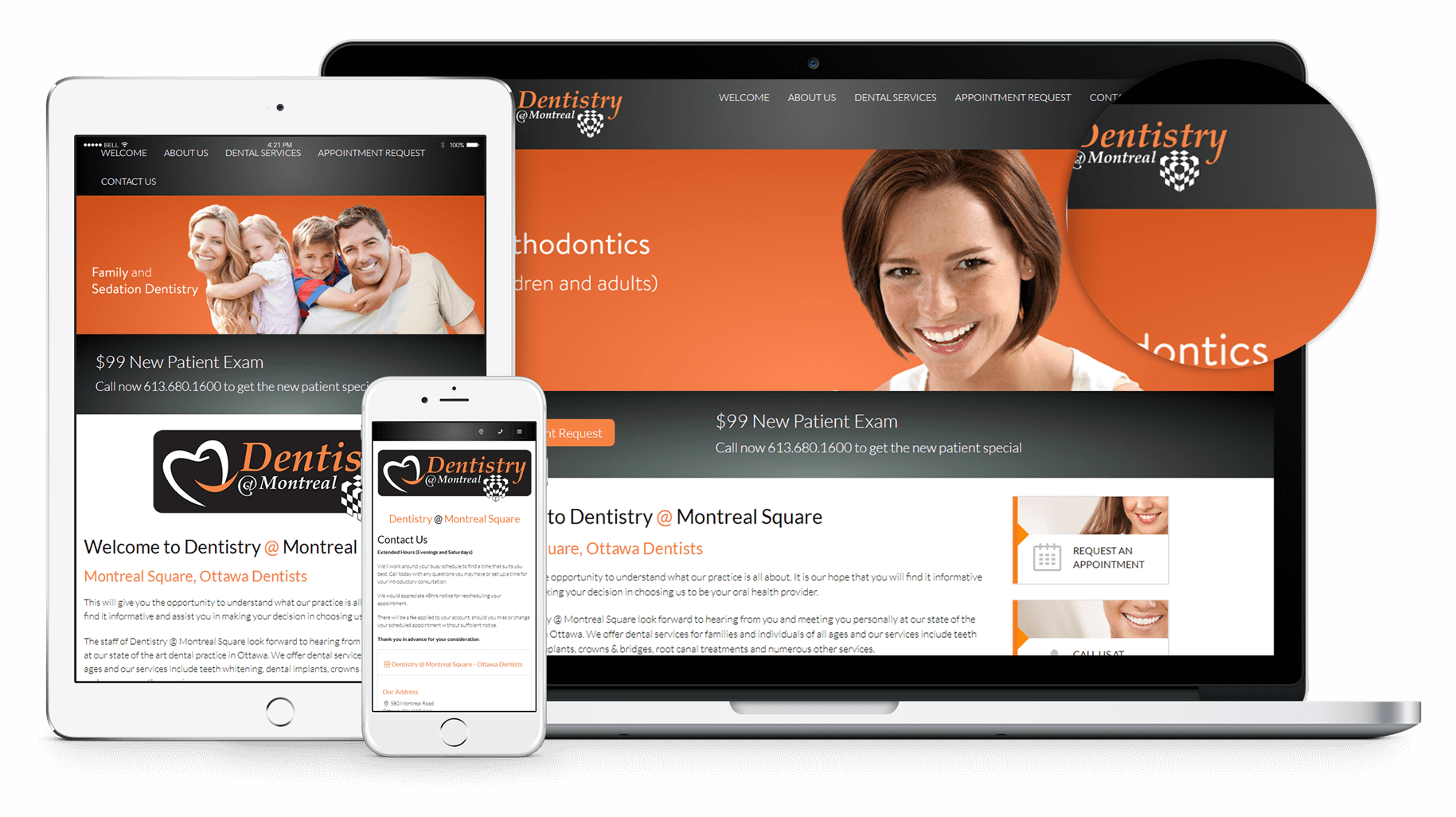 We are pleased to announce the launch of a new dental website for Dentistry at Montreal Square. Built on a custom CMS platform