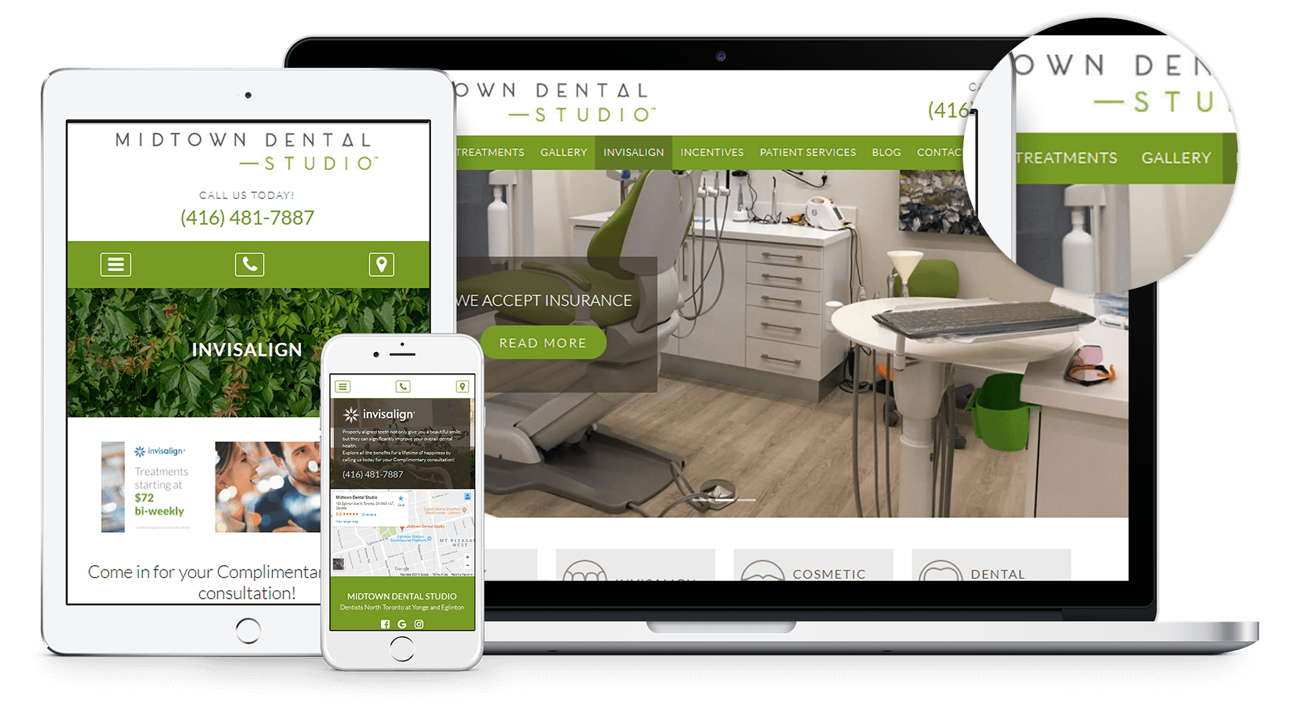 We are very pleased to announce that Midtown Dental Studio has a very refreshed and modern new look!