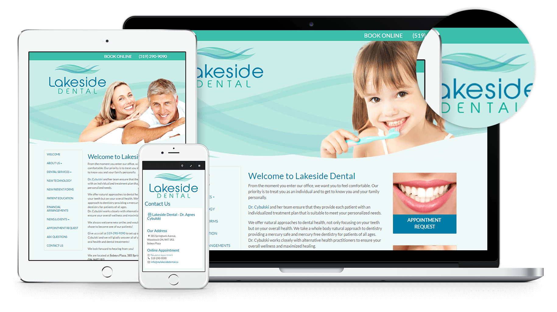 We are pleased to announce the launch of a new website for My Lakeside Dental. laser dentistry, digital x-rays, Invisalign, implants. Dr. Agnieszka Cybulski