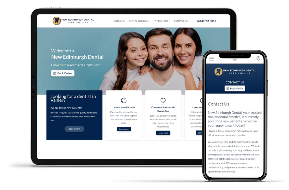 MarketDental Launches New Website for New Edinburgh Dental