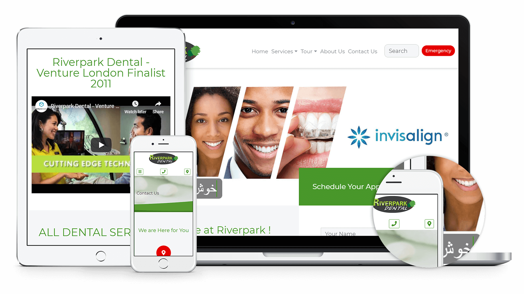 Riverpark Dental in London, Ontario, was looking to refresh their web presence and we're pleased to have been chosen to deliver their new practice vision.
