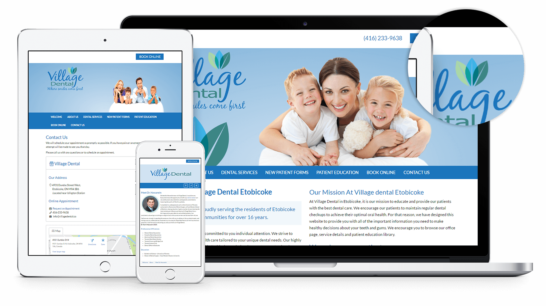 New Website for Village Dental!