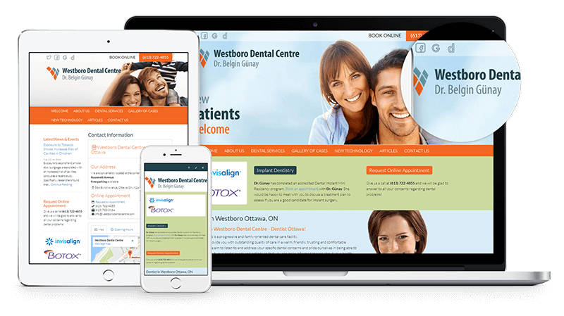 We are pleased to announce the launch of a new dental website Westboro Dental Centre. Westboro Dental Centre is located in Ottawa